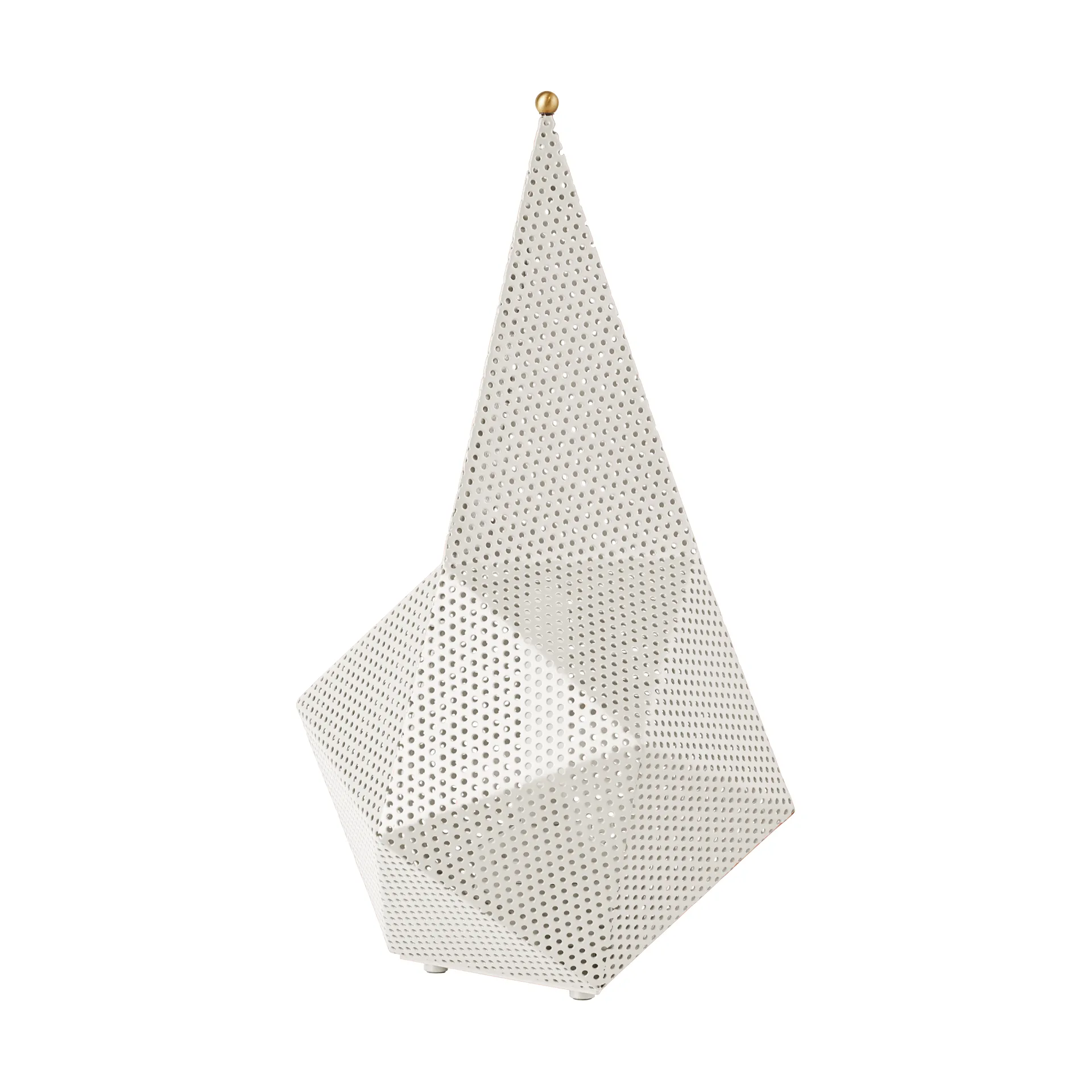 Bagdad bærbar lampe, Cream white semi matt GUBI