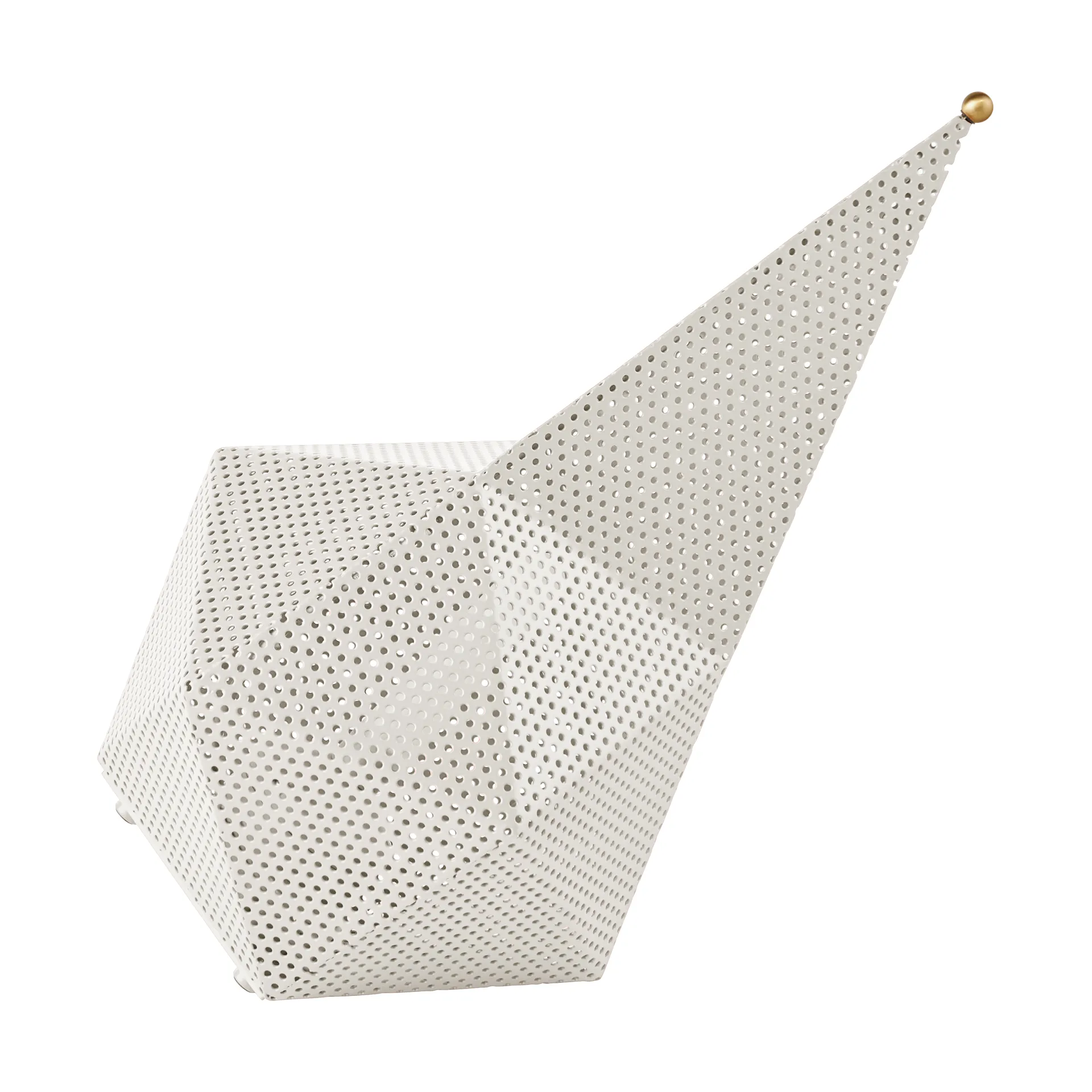 Bagdad bærbar lampe, Cream white semi matt GUBI