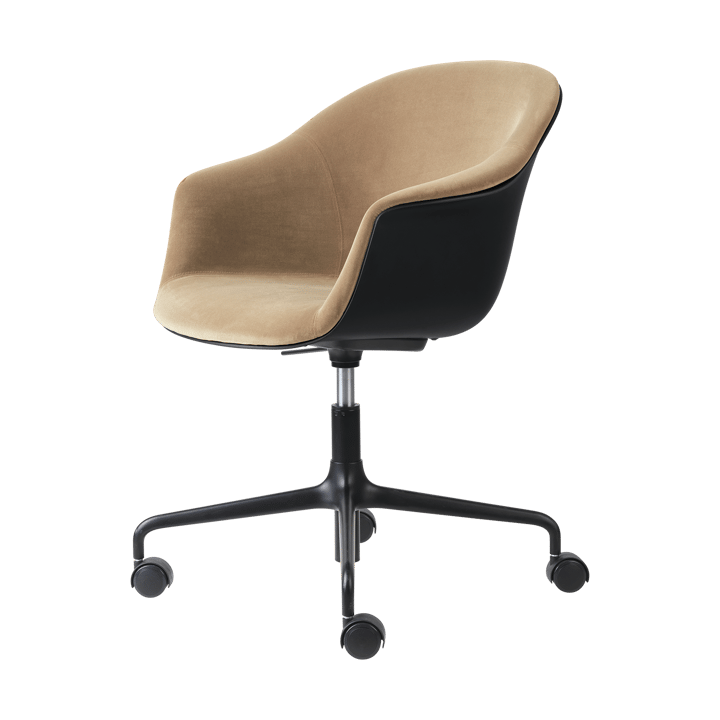 Bat Meeting Chair kontorstol frontpolstret - Dandy gubi 905 dune-black-black - GUBI