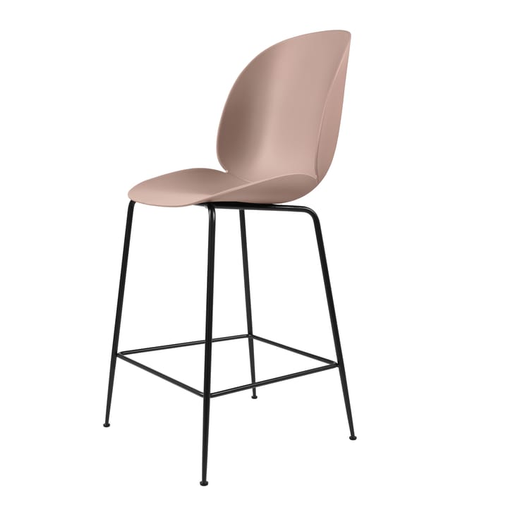 Beetle barstol plast sorte ben - sweet pink - GUBI