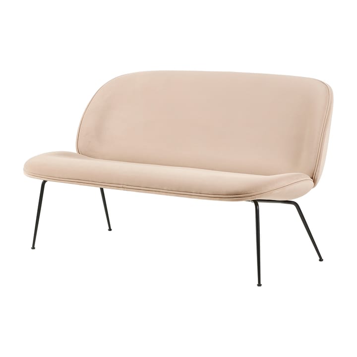 Beetle sofa 2-personers helt polstret conic base - Sunday 034-matt black - GUBI