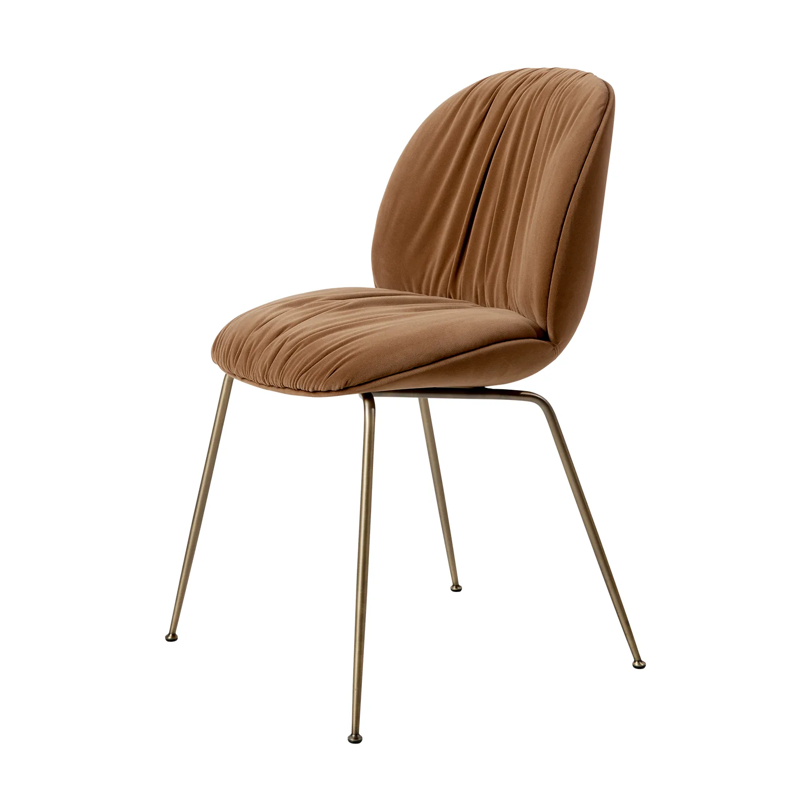 Beetle Soft stol helbetrukket, Sunday Dedar 112-antikt messing GUBI