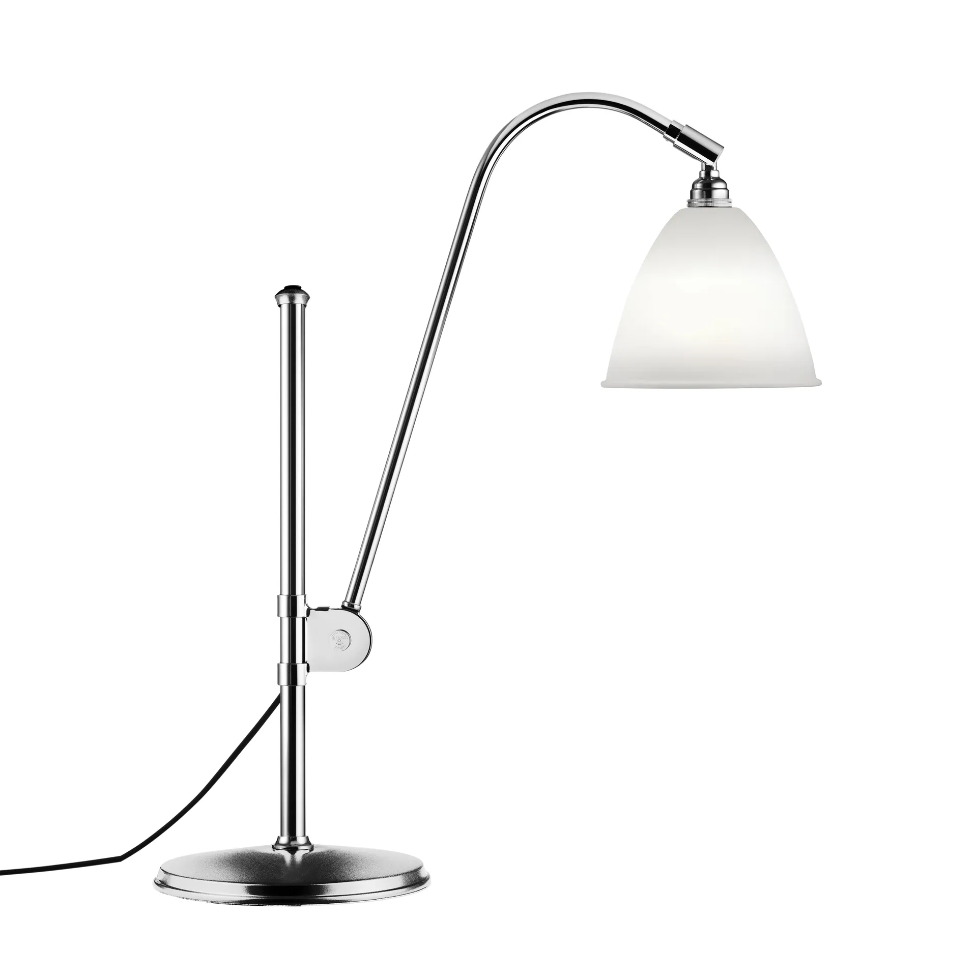 Bestlite BL1 bordlampe, benporcelæn-krom GUBI