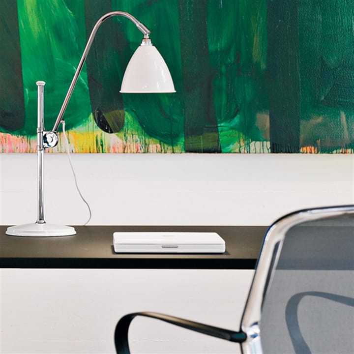 Bestlite BL1 bordlampe, mat hvid-krom GUBI