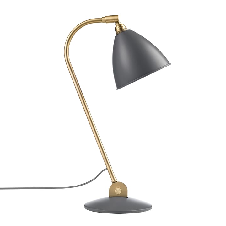 Bestlite BL2 bordlampe - grå-messing - GUBI