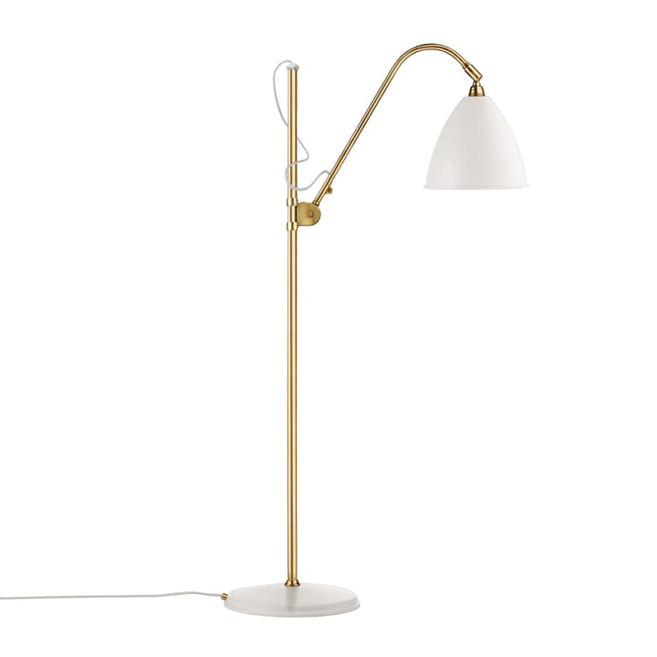 Bestlite BL3M gulvlampe, mat hvid-messing GUBI