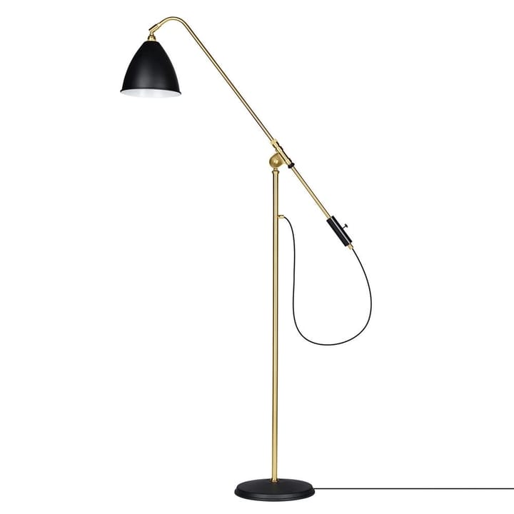 Bestlite BL4 gulvlampe - kulsort-messing - GUBI