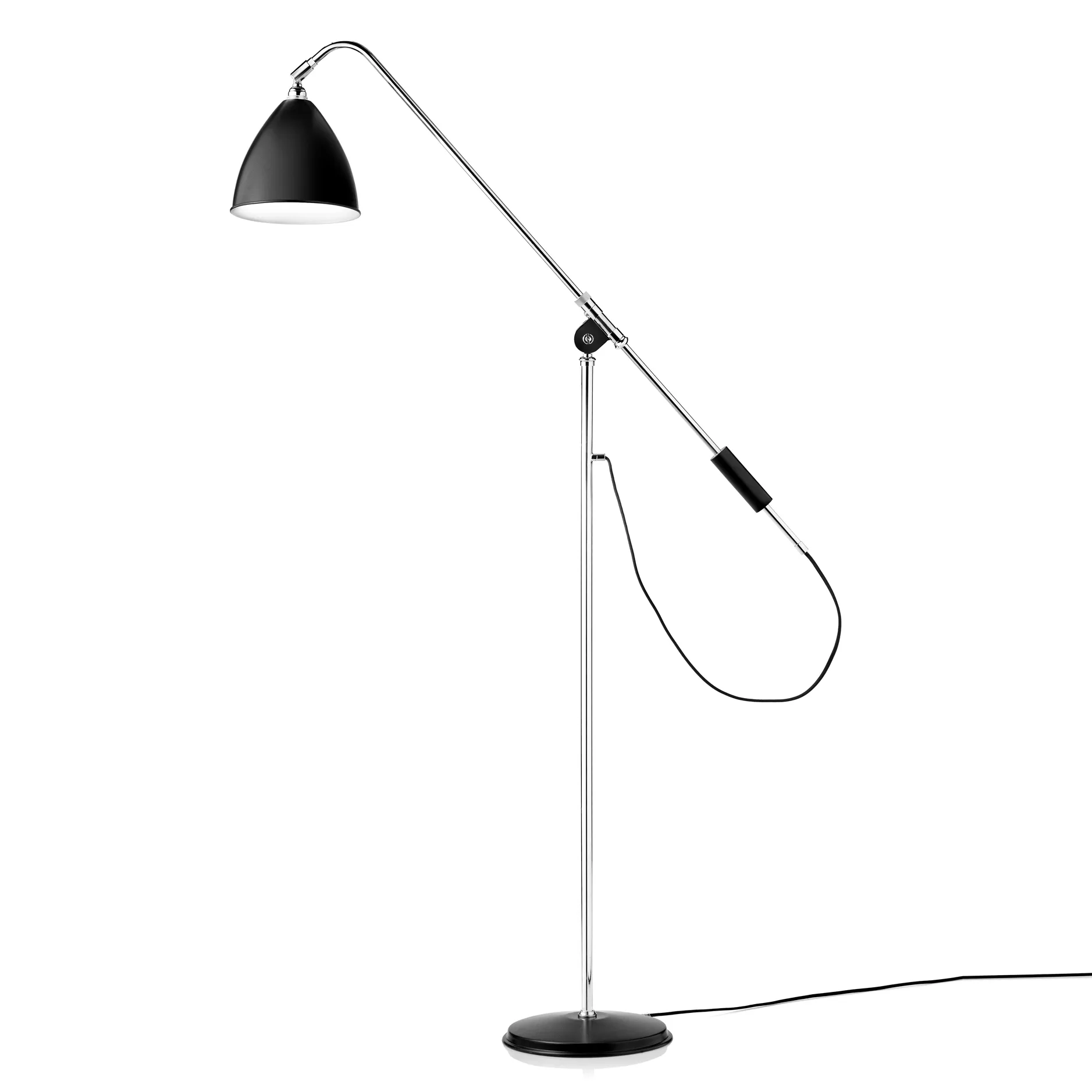 Bestlite BL4 gulvlampe, sort-krom GUBI