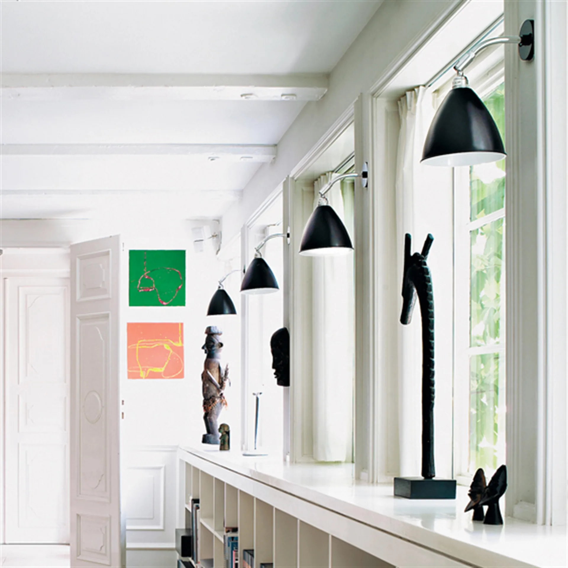 Bestlite BL7 væglampe, sort-krom GUBI