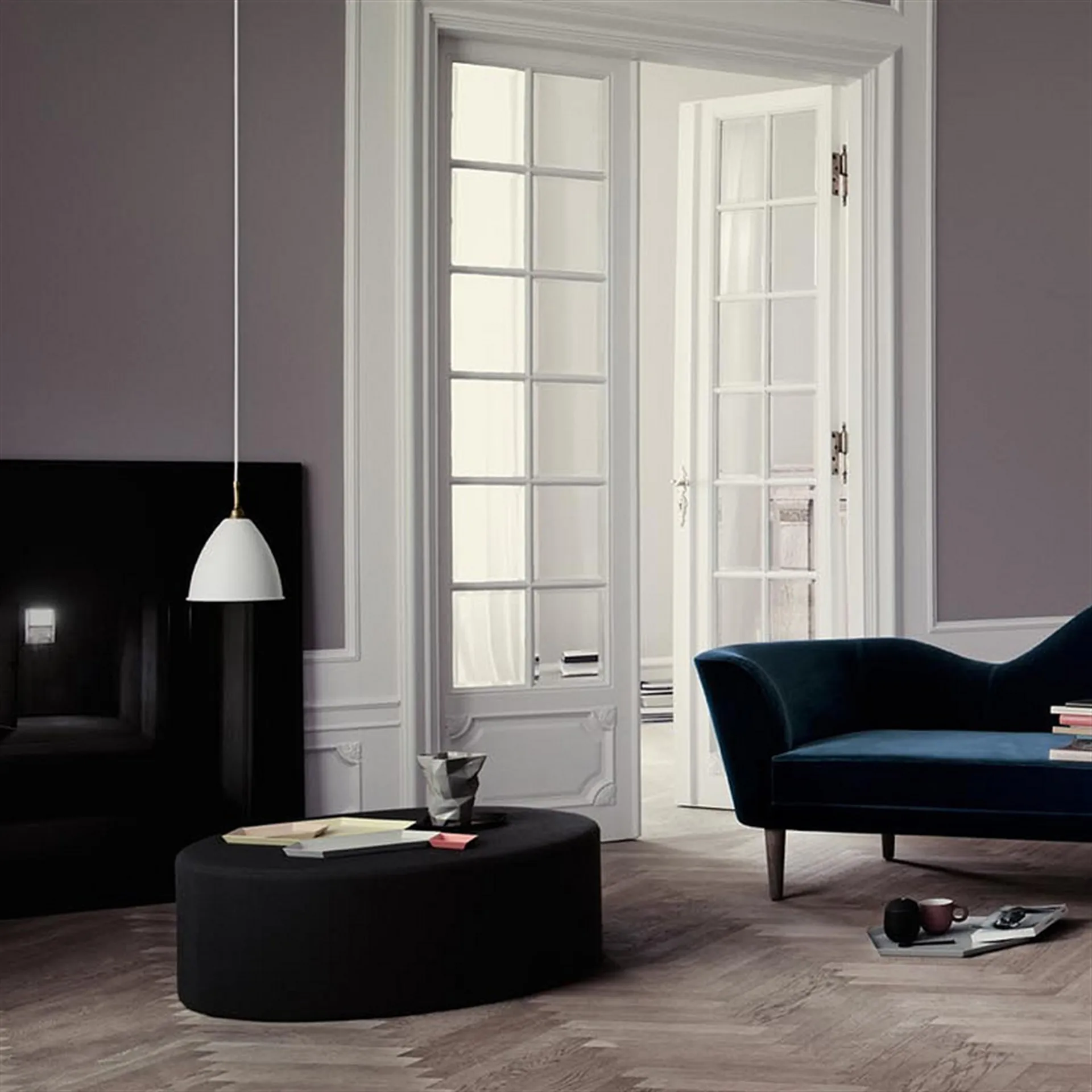 Bestlite BL9M lampe, mat hvid-krom GUBI