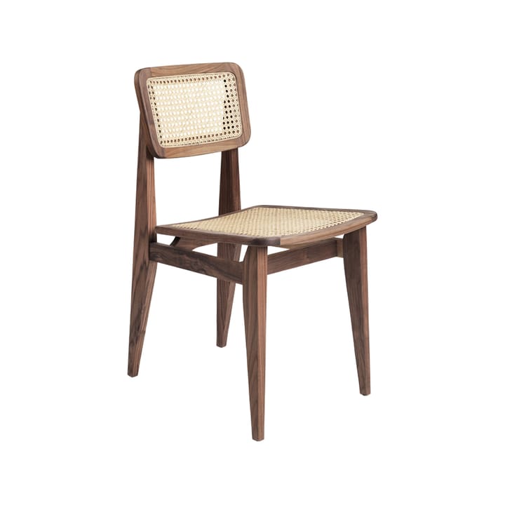 C-Chair stol - american walnut, rattan - GUBI