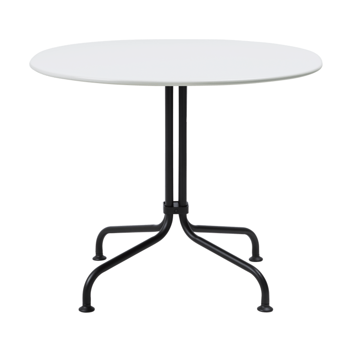 Carmel Bistro loungebord 75x75 cm - Clam white-black semi matt - GUBI