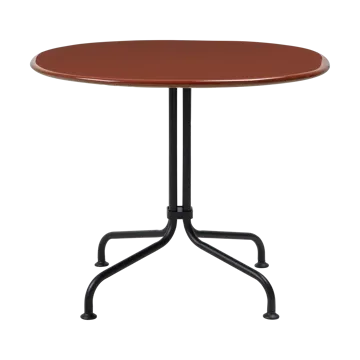 Carmel Bistro loungebord 75x75 cm - Rock red-black semi matt - GUBI