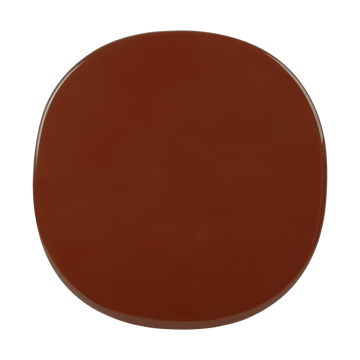 Carmel Bistro loungebord 75x75 cm - Rock red-black semi matt - GUBI