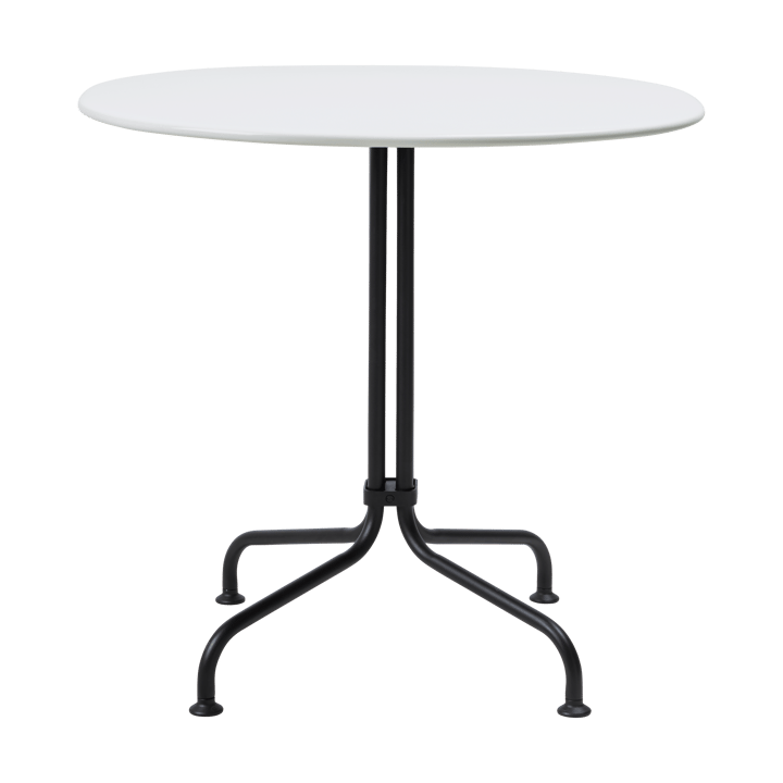 Carmel Bistro spisebord 75x75 cm - Clam white-black semi matt - GUBI