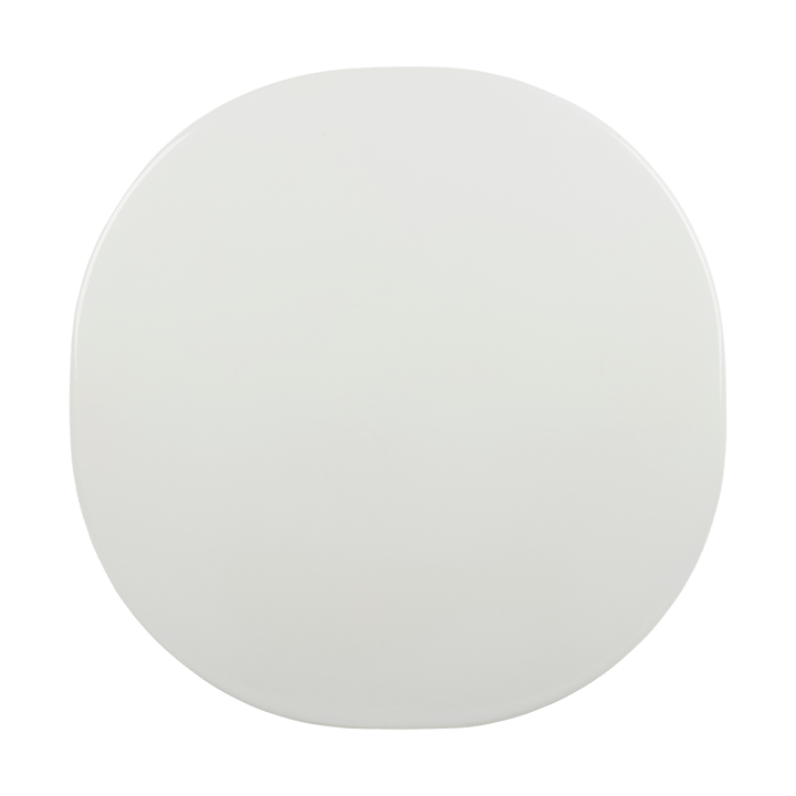 Carmel Bistro spisebord 75x75 cm, Clam white-black semi matt GUBI
