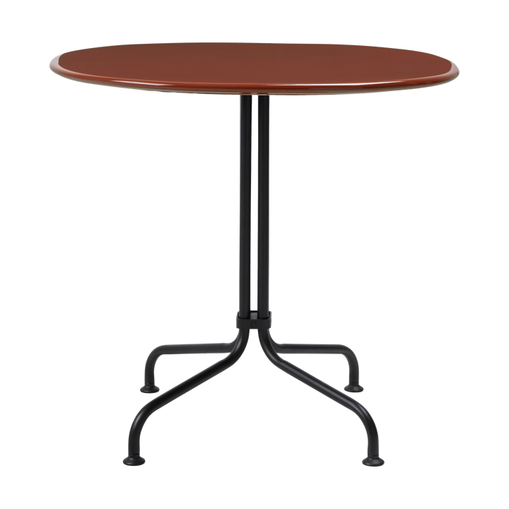 Carmel Bistro spisebord 75x75 cm - Rock red-black semi matt - GUBI