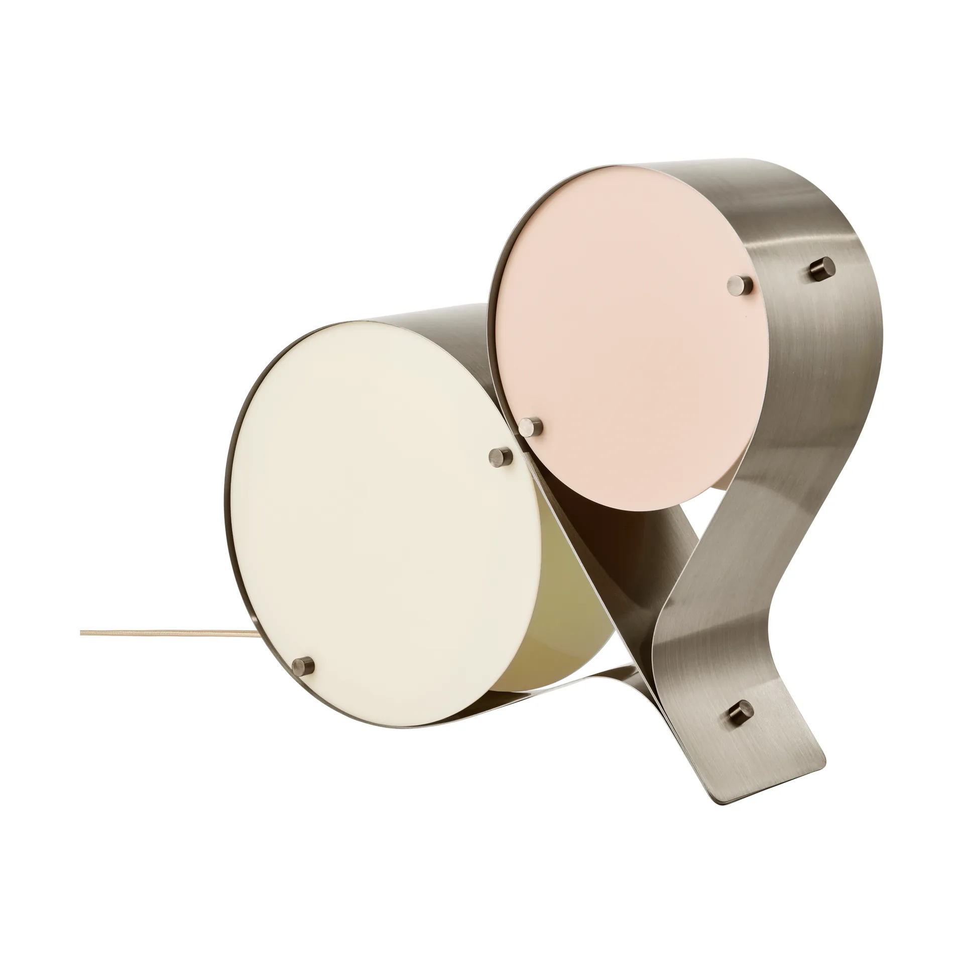 Coppia bordlampe, Ivory & blush GUBI