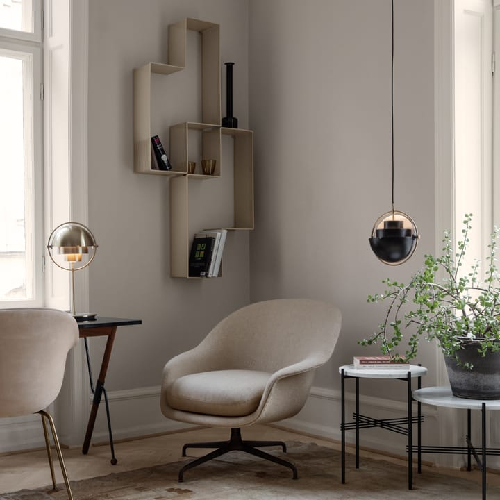 Dédal hylde, soft black GUBI