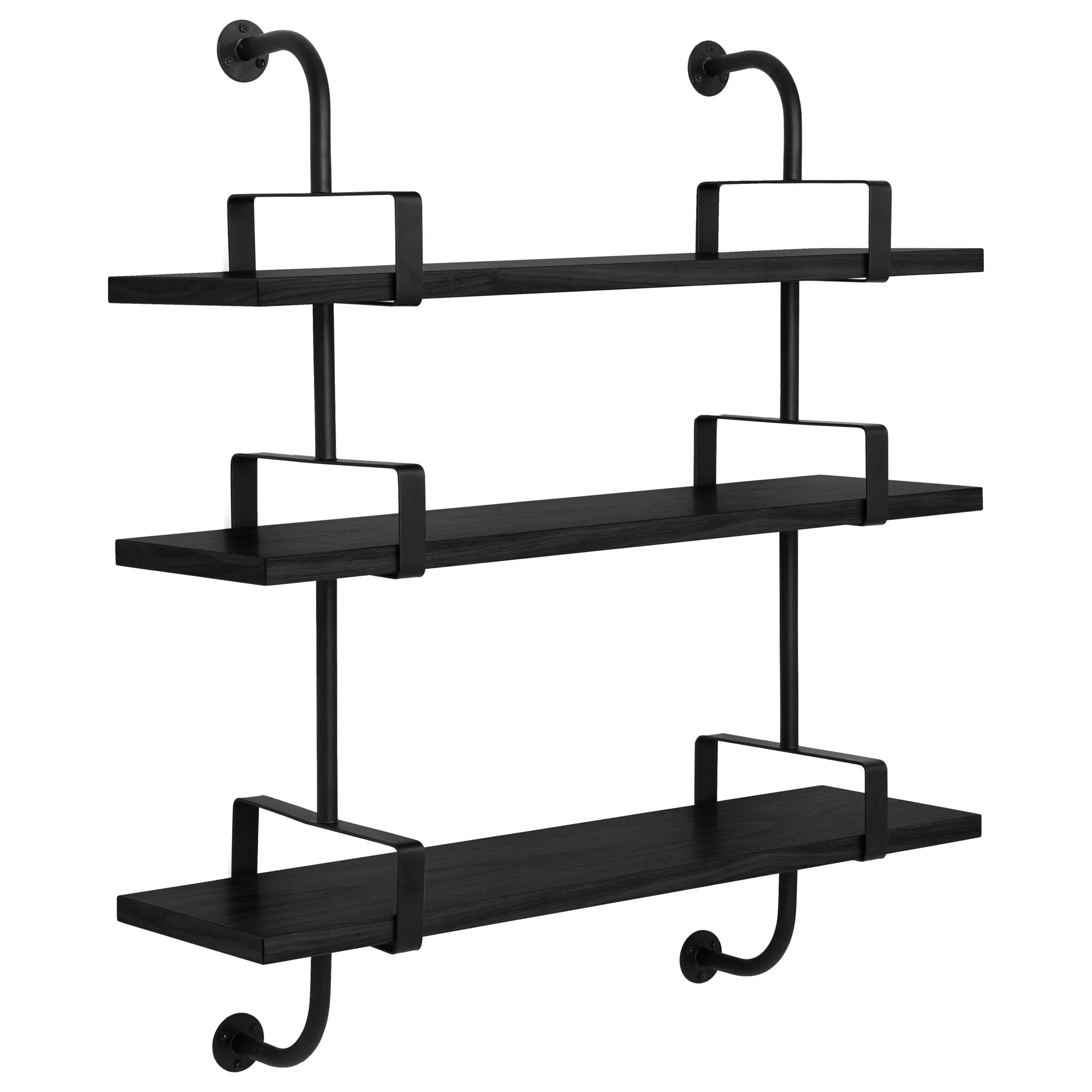 Démon hylde 3 hyldeplan 95 cm, Black stained ash GUBI