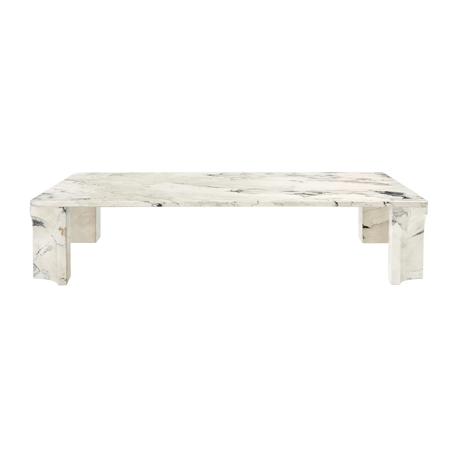 Doric sofabord 80x140 cm, Electric grey GUBI