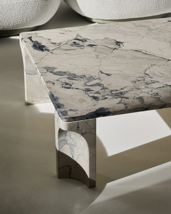 Doric sofabord 80x140 cm, Electric grey GUBI