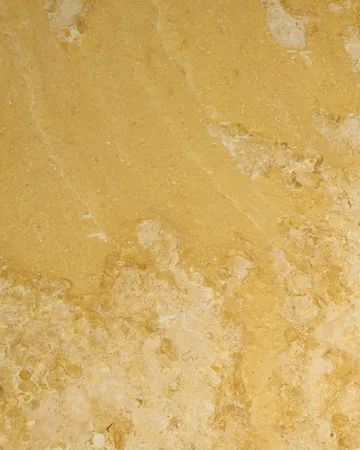 Doric sofabord - Honey Amber marmor, 140x80 cm - GUBI