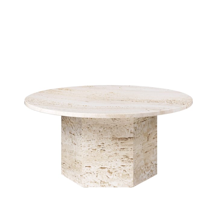 Epic sofabord - White, Ø80 - GUBI
