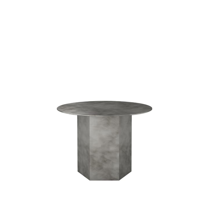 Epic Steel sofabord - Misty grey, Ø60 cm - GUBI