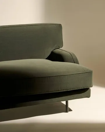 Flaneur sofa 2-personers - Asator 0984-mat sort - GUBI