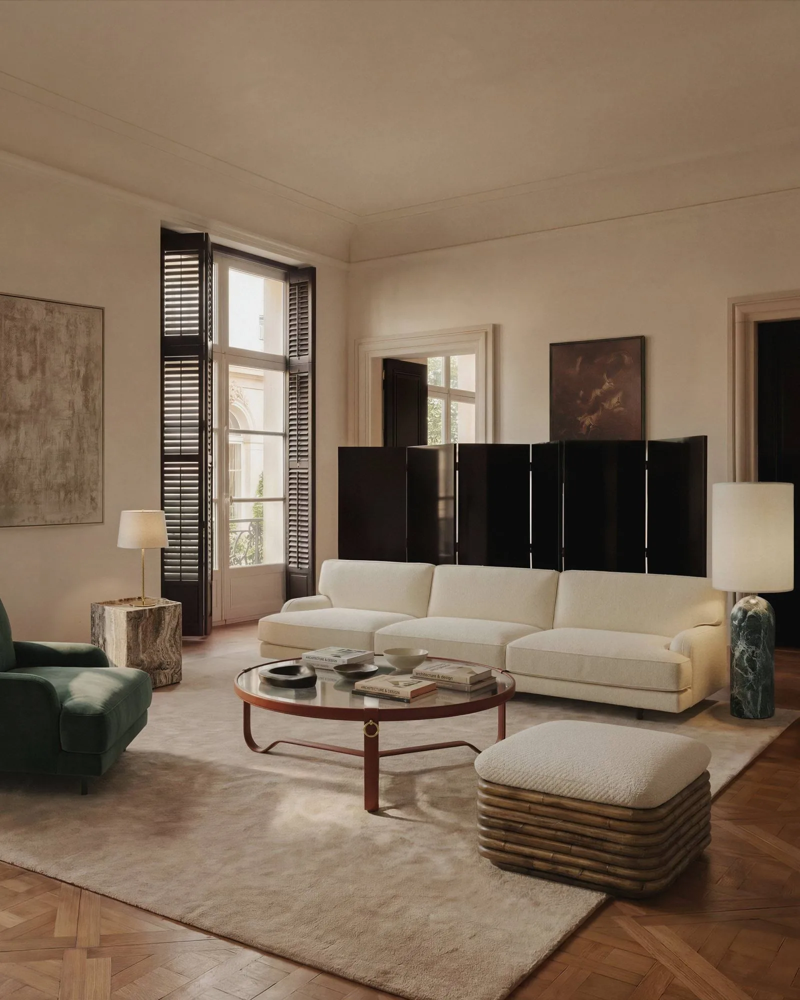 Flaneur sofa 2-personers, Asator 0984-mat sort GUBI