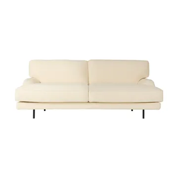 Flaneur sofa 2-personers - Bouclé-mat sort - GUBI
