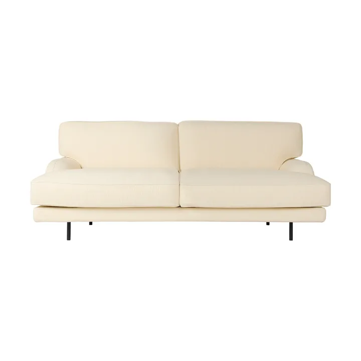 Flaneur sofa 2-personers - Bouclé-mat sort - GUBI