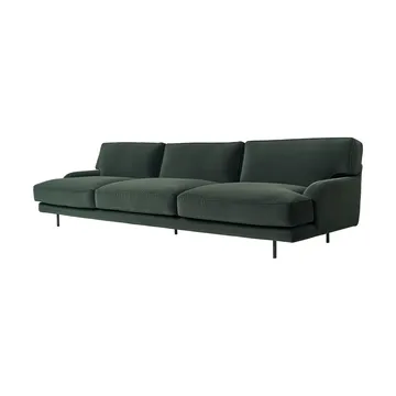 Flaneur sofa 3-personers - Asator 0984-mat sort - GUBI
