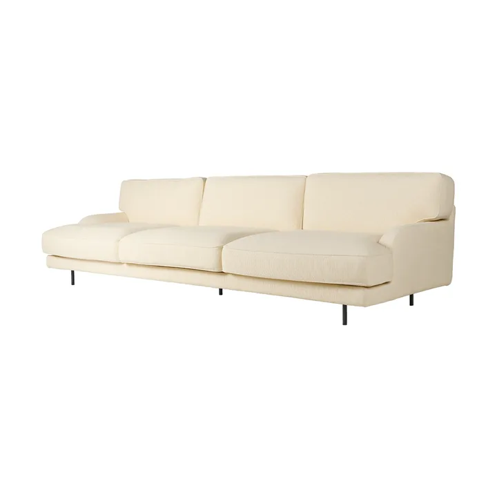 Flaneur sofa 3-personers - Bouclé-mat sort - GUBI