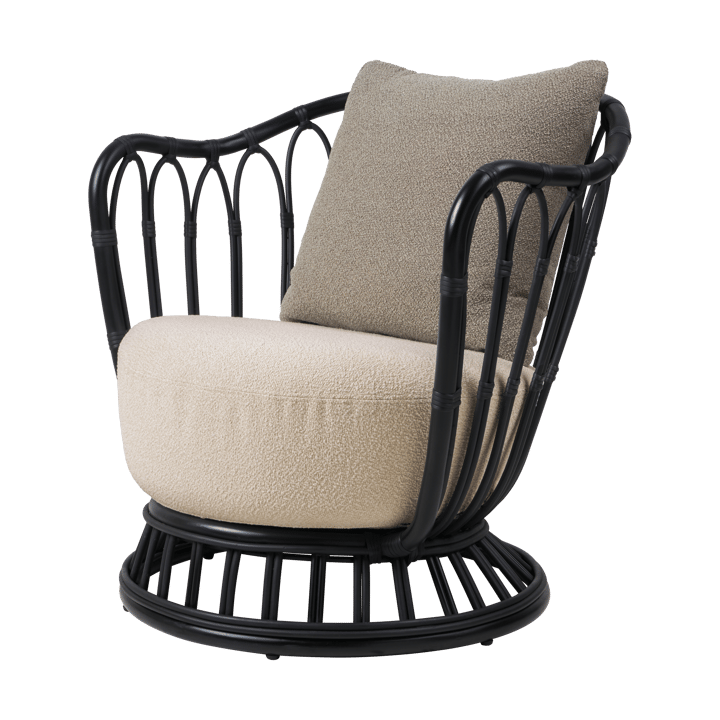 Grace Outdoor lænestol - Lorkey Limonta 41-43-black - GUBI