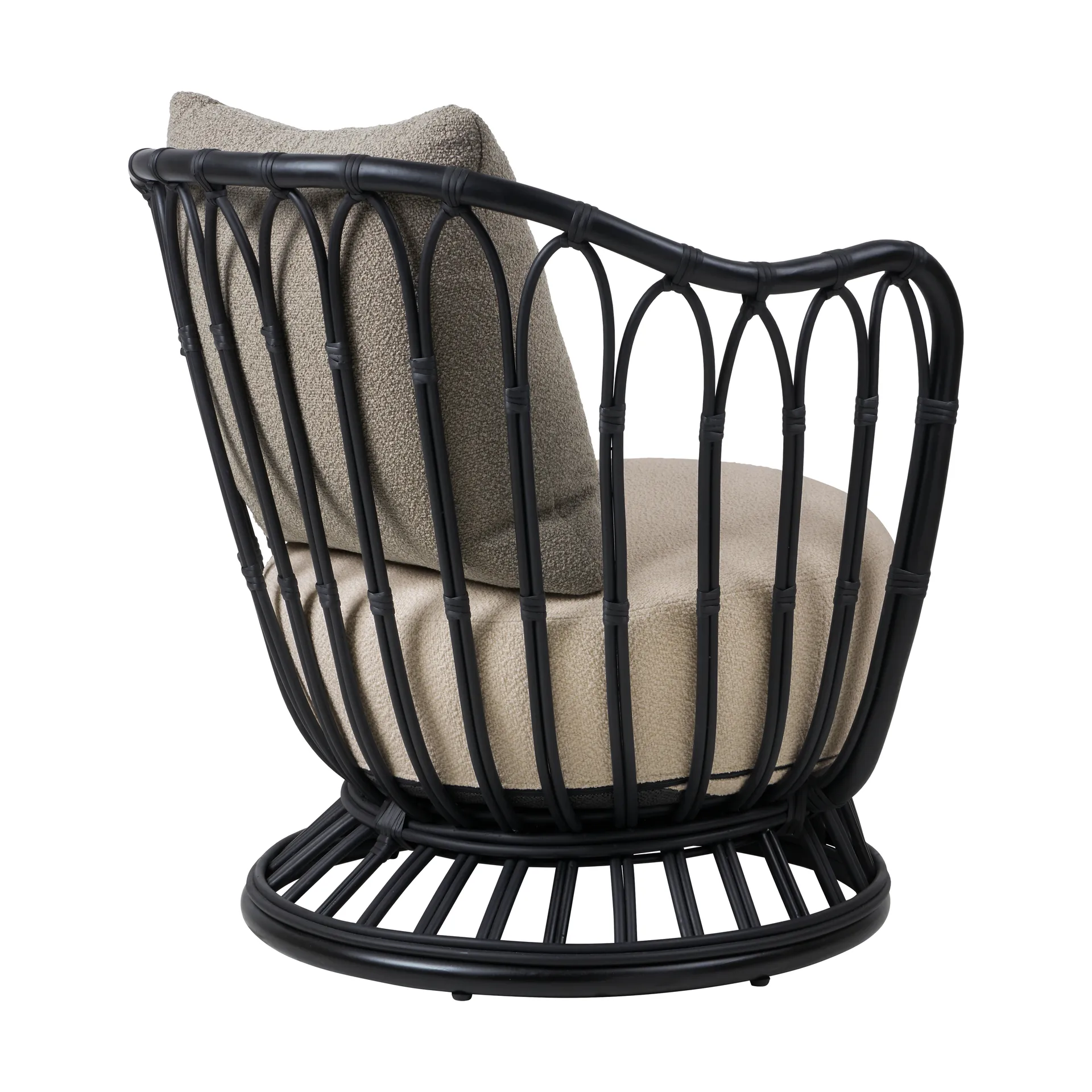 Grace Outdoor lænestol, Lorkey Limonta 41-43-black GUBI