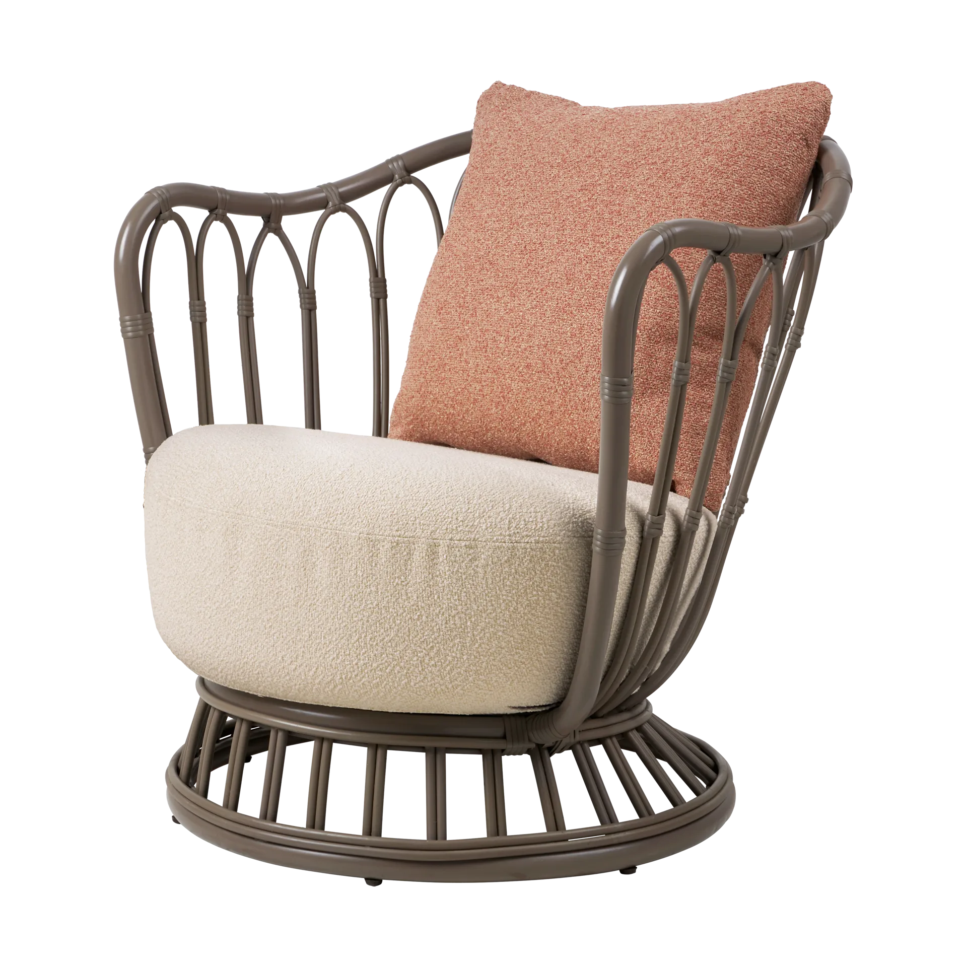 Grace Outdoor lænestol, Lorkey Limonta 41-44-mushroom gray GUBI