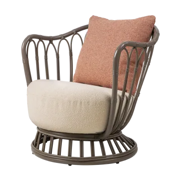 Grace Outdoor lænestol - Lorkey Limonta 41-44-mushroom gray - GUBI