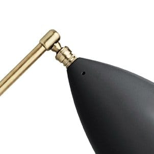 Gräshoppa bordlampe, sort GUBI