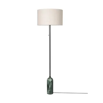 Gravity gulvlampe - Emerald marble-canvas - GUBI