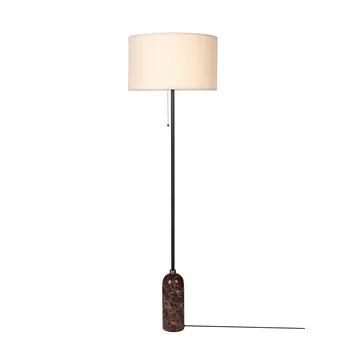 Gravity gulvlampe - Maroon marble-canvas - GUBI