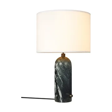 Gravity L bordlampe - Emerald marble-white - GUBI