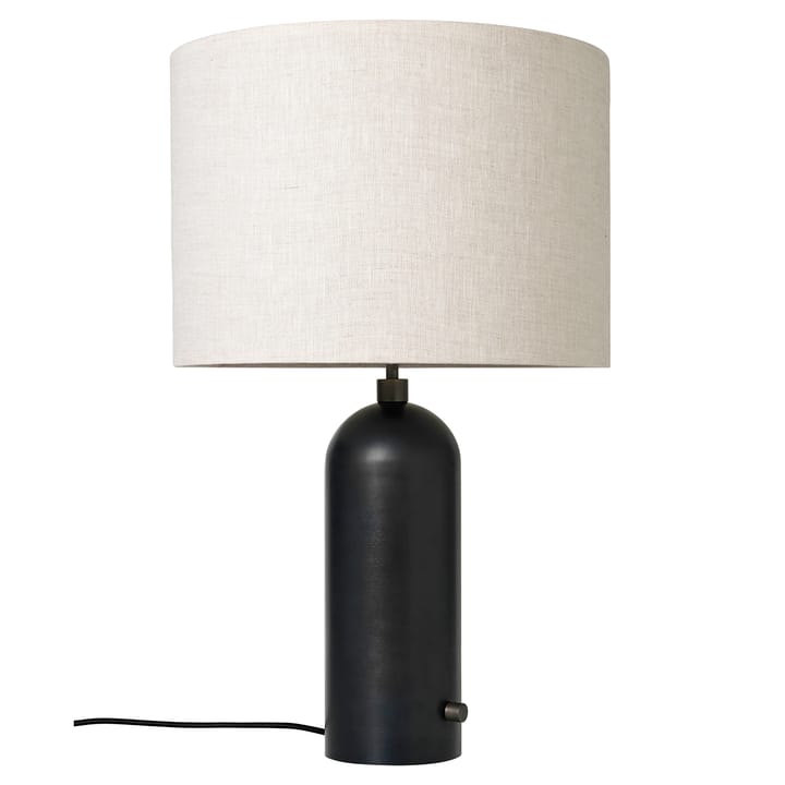 Gravity L bordlampe - Sort/Canvas - GUBI