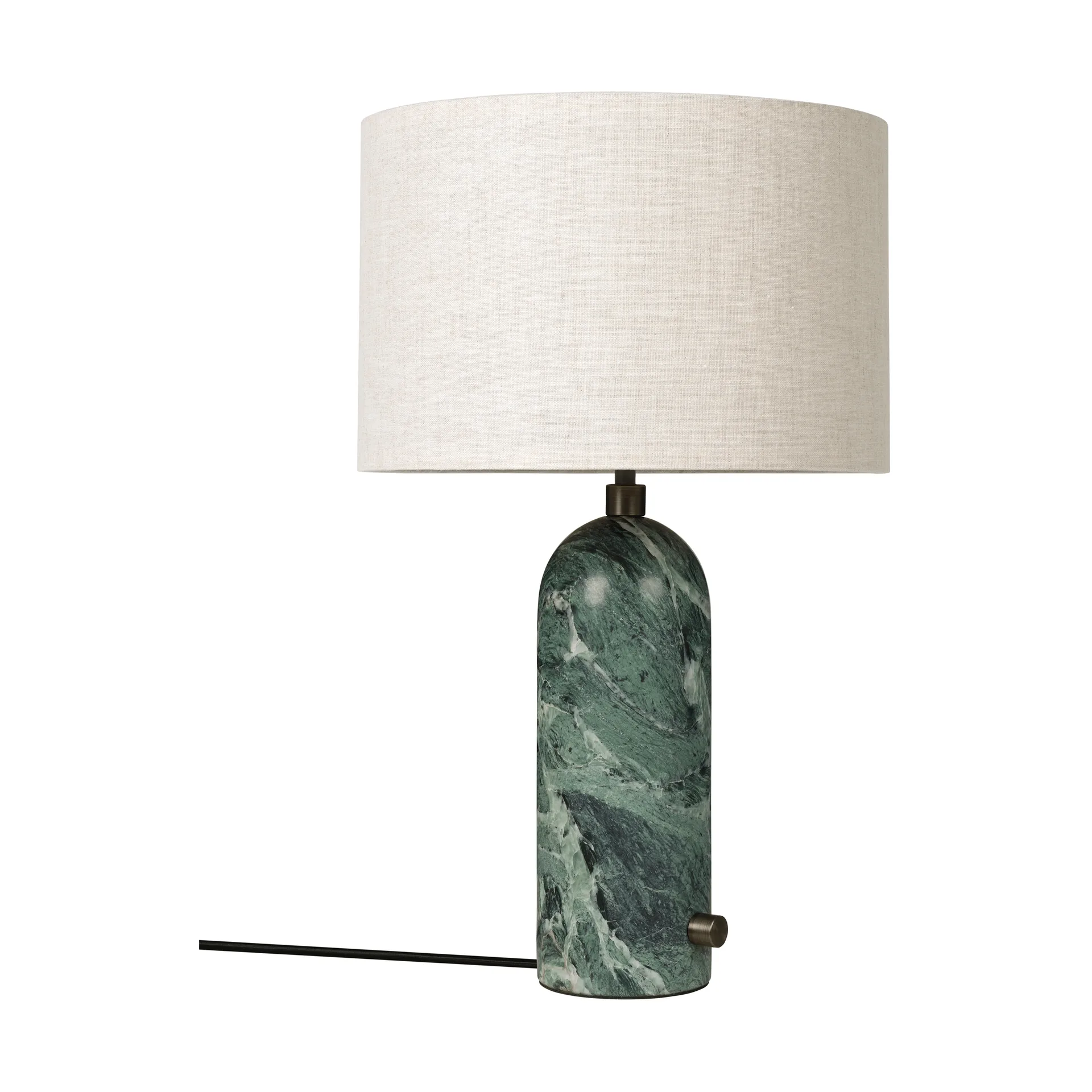 Gravity S bordlampe, Emerald marble-canvas GUBI