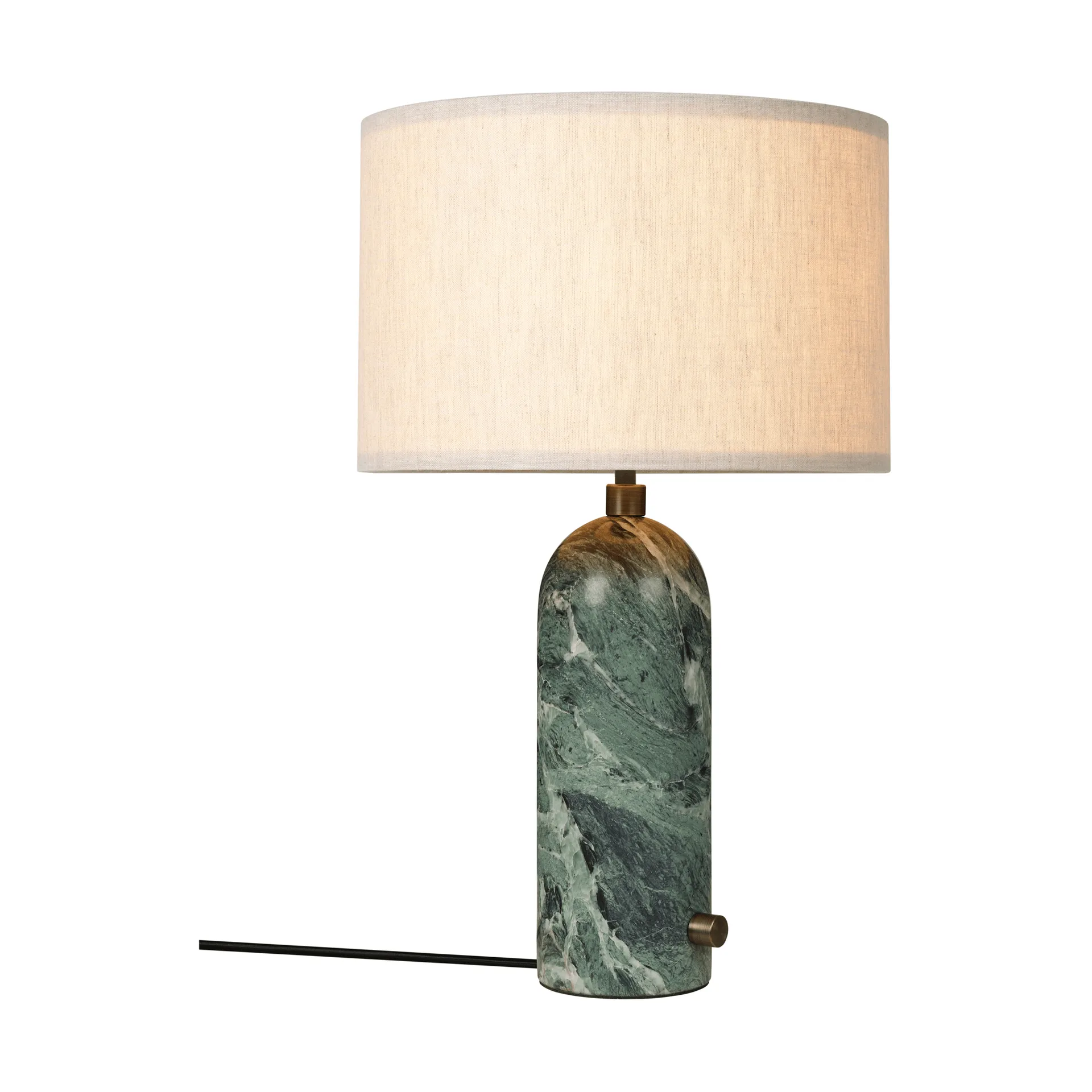 Gravity S bordlampe, Emerald marble-canvas GUBI