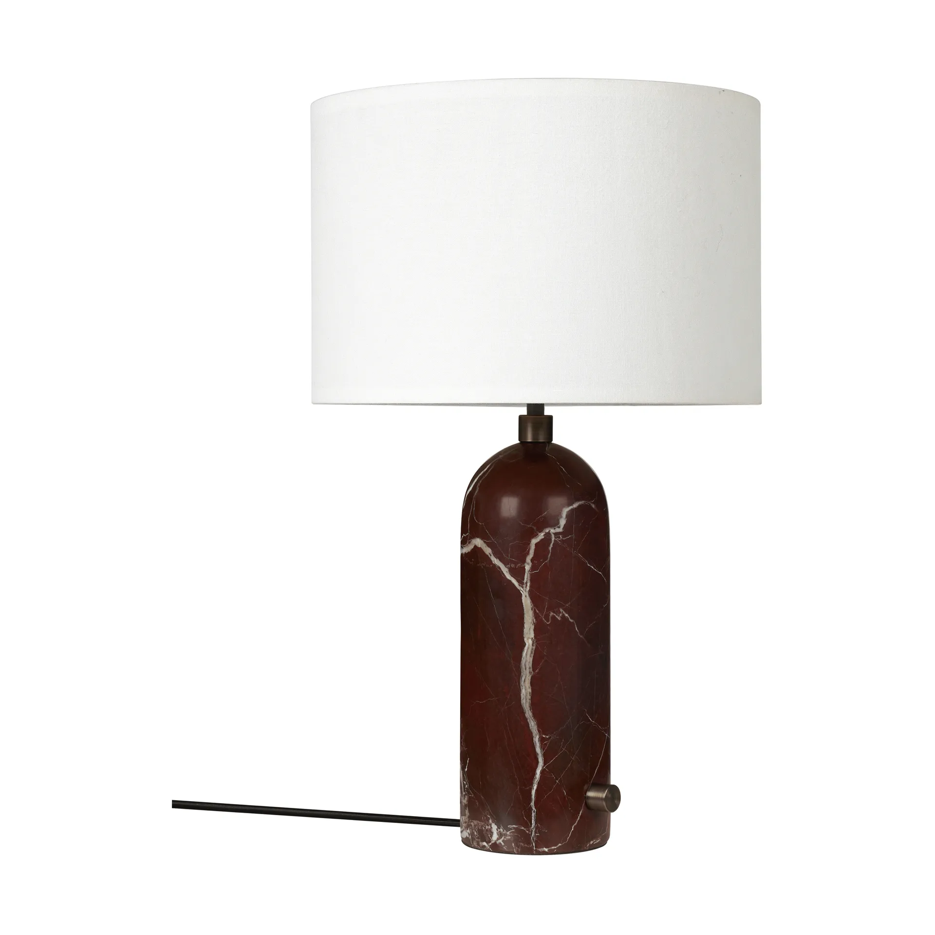 Gravity S bordlampe, Maroon marble-white GUBI