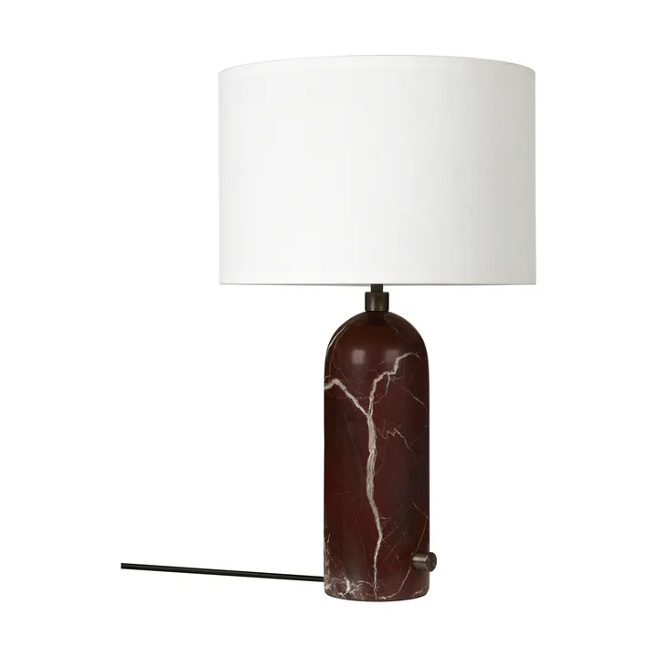 Gravity S bordlampe - Maroon marble-white - GUBI