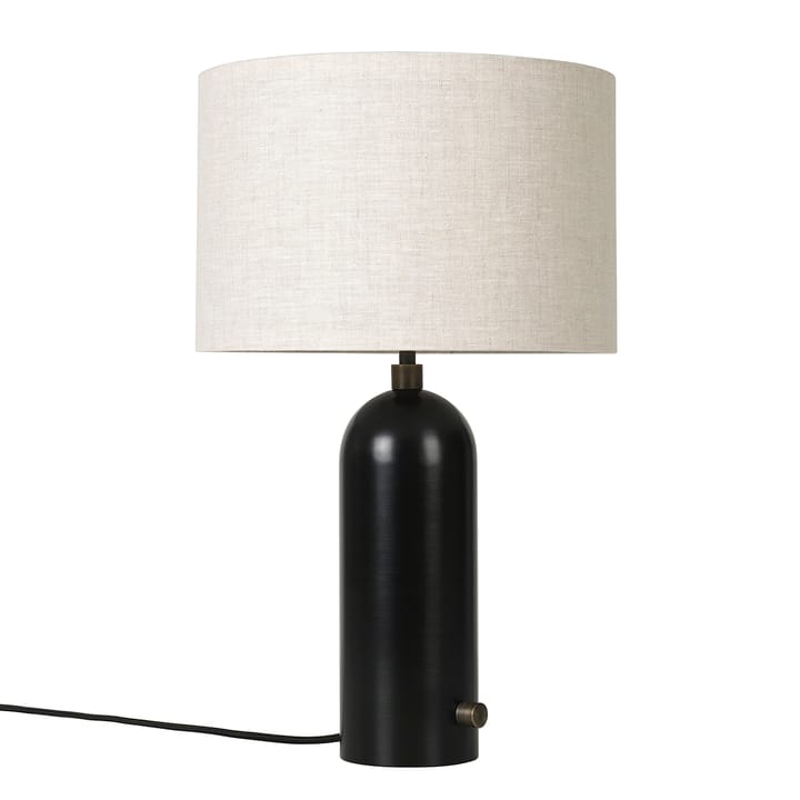 Gravity S bordlampe - Sort/Canvas - GUBI