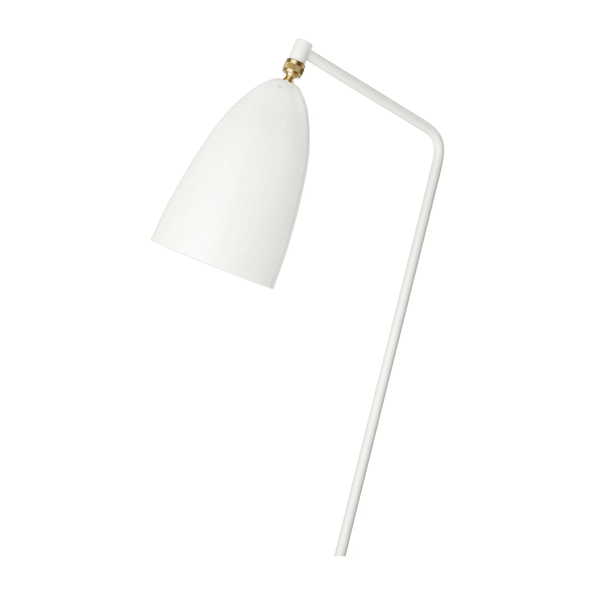 Græshoppe gulvlampe blank, Alabaster white GUBI